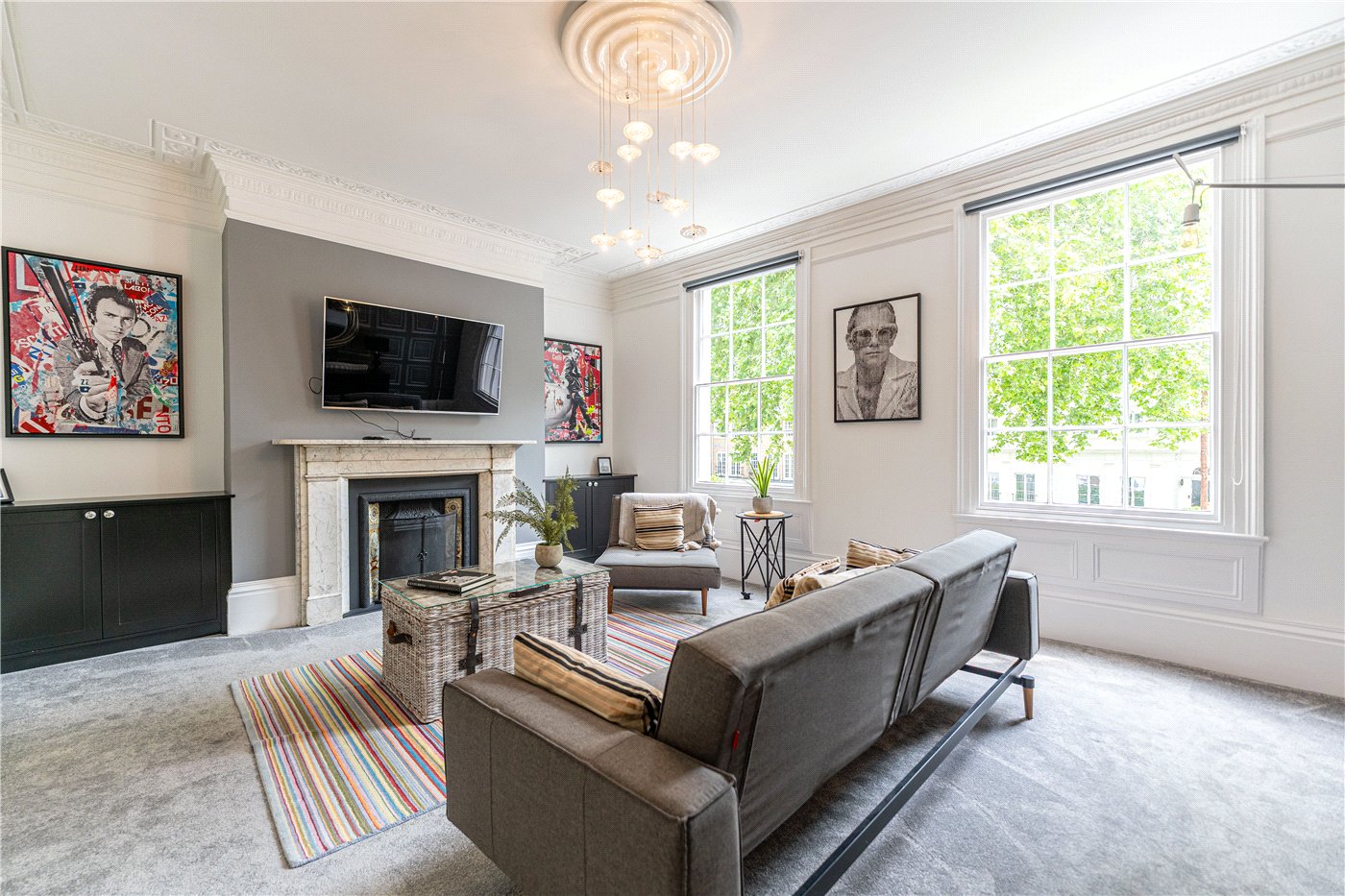 Drawing Room To Fire